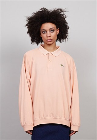 VINTAGE 90'S SUPER OVERSIZED LACOSTE POLO SWEATER