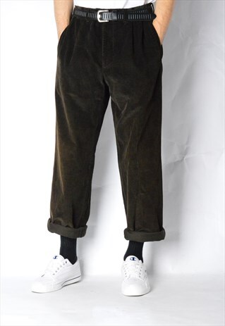 VINTAGE 80S BROWN CORDUROY PANTS