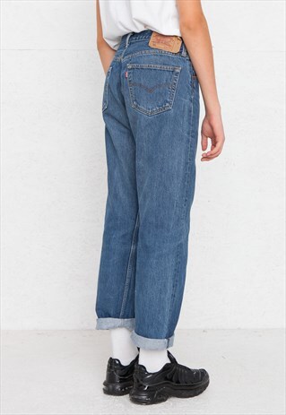 VINTAGE BLUE LEVI'S 501 FIT DENIM JEANS