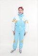 K-way One piece ski suit, retro women ski jumpsuit vintage 