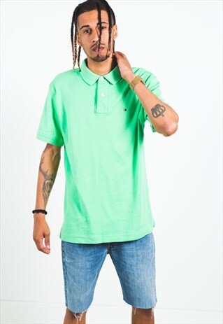VINTAGE 90S TOMMY HILFIGER POLO T-SHIRT / 0525