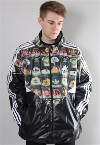 VINTAGE ADIDAS WINDBREAKER JACKET XL