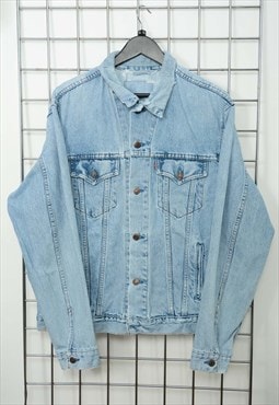 Vintage 90s Levi's Denim jacket Blue Size XL 