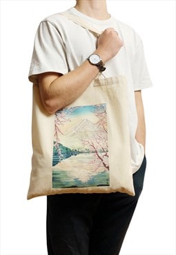 Hokusai: Thirty Six Views of Mount Fuji Canvas Tote Bag