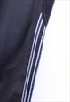 VINTAGE ADIDAS JOGGERS GREY STRIPED WITH CLASSIC LOGO