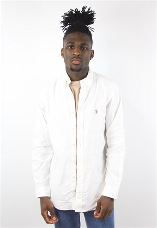 VINTAGE POLO RALPH LAUREN WHITE SHIRT