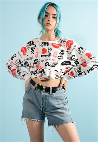 VINTAGE COKE COCA-COLA SWEATSHIRT