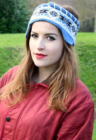 VINTAGE 90S SKI HEADBAND - WINTER WARMER - ONE SIZE FITS ALL