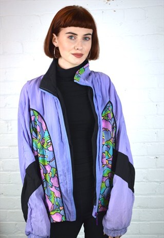 VINTAGE 90'S REEBOK NYLON SHELL JACKET