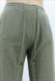 90S VINTAGE GREEN SLOUCHY TROUSERS