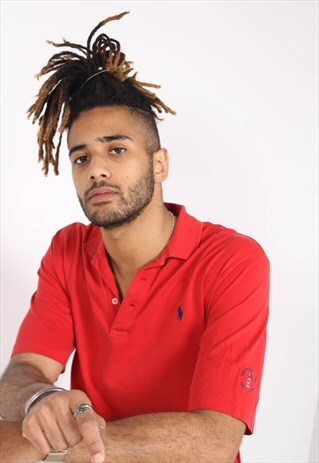 VINTAGE POLO RALPH LAUREN POLO SHIRT RED