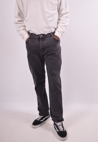VINTAGE WRANGLER JEANS TEXAS STRETCH SLIM BLACK