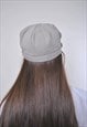 VINTAGE GREY NEWSBOY WOMEN CUTE AUTUMN BERET CAP