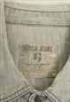 VINTAGE GARCIA JEANS GREY SHIRT WOMENS