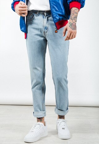 VINTAGE 80S LEVI'S DENIM JEANS DARK WASH / 0210