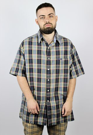 VINTAGE CHAPS RALPH LAUREN GUAYABERA SHIRT