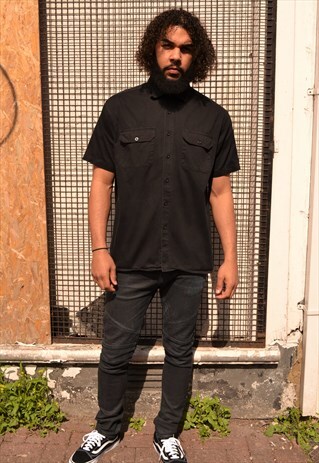 DICKIES SHORT SLEEVE BLACK SHIRT