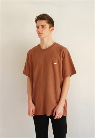 G&G UNISEX CHESTNUT GOOSE TEE