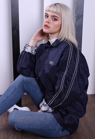 VINTAGE UMBRO SHELL JACKET/WINDBREAKER. BRANDED SPORTSWEAR.