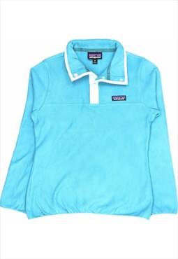 Patagonia 90's Quarter Button Fleece Sweatshirt XSmall Blue