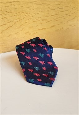 Christmas Theme Ties in Blue color