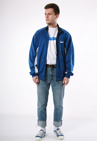 90S VINTAGE NIKE RARE OLDSCHOOL TRACK JACKET 13633