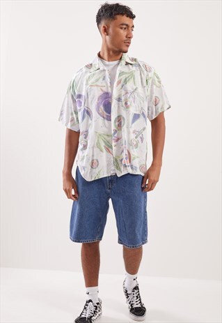 VINTAGE PATTERNED FESTIVAL SHORT SLEEVE SHIRT
