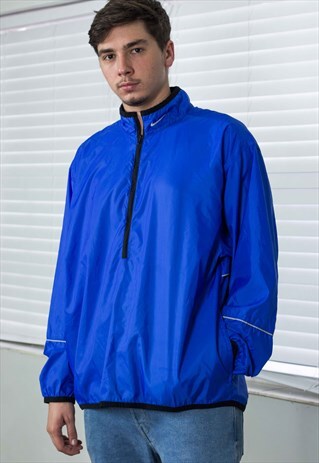 VINTAGE NIKE SHELL JACKET WINDBREAKER LOGO 90S L 8.1
