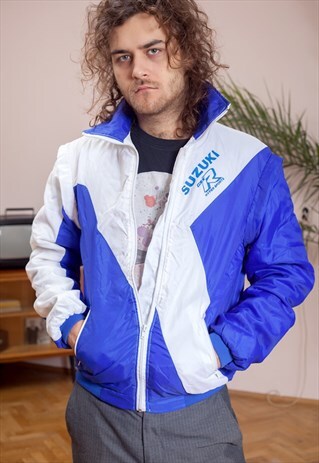 SUZUKI GSXR CASUAL, UNISEX BIKER JACKET FROM THE 90S