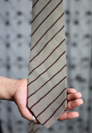 VINTAGE GIORGIO ARMANI CRAVATTE STRIPED TIE