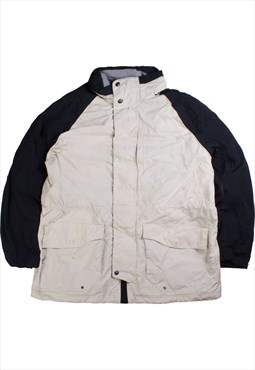 Vintage 90's Nautica Puffer Jacket Heavyweight Hood in