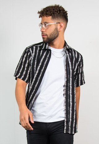 VINTAGE STRIPED SHORT SLEEVE SHIRT