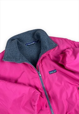 Patagonia Vintage 90s Pink jacket with grey fleece lining