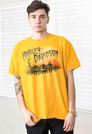 VINTAGE HARLEY-DAVIDSON HIGH PLAINS T-SHIRT LOGO 90S XL 9.1