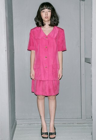 VINTAGE RETRO SILK SUIT