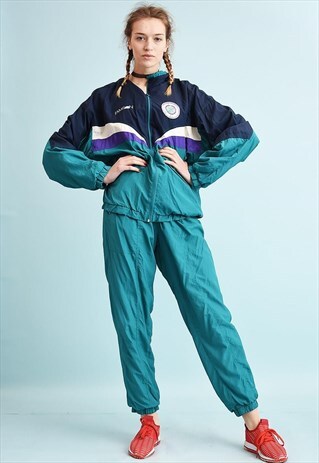 VINTAGE 90S ATHLEISURE TRACKSUIT SPORTS CO-ORD TWO PIECE