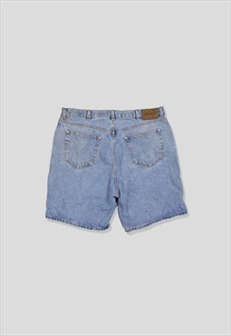 Vintage 90s Calvin Klein Baggy Denim Shorts in Blue