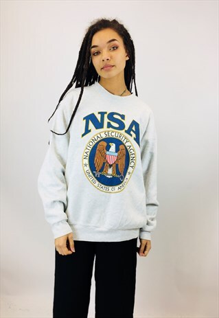 VINTAGE USA NSA EAGLE SWEATSHIRT