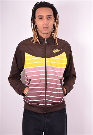 NIKE MENS VINTAGE TRACKSUIT TOP JACKET MEDIUM MULTI 90'S