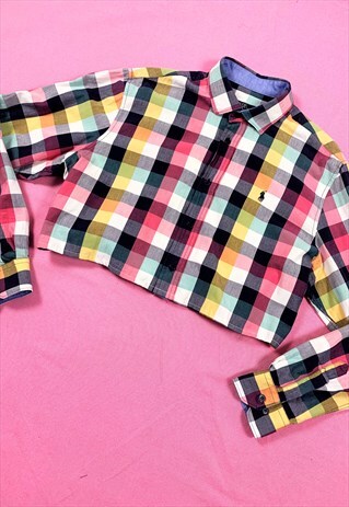 ralph lauren boxy cropped shirt