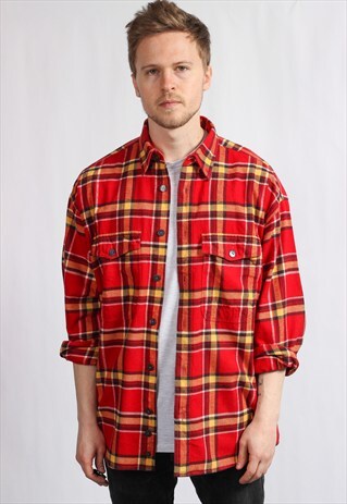 VINTAGE SKATER FLANNEL SHIRT