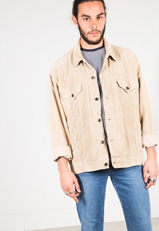 VINTAGE 80'S LEVI'S CORDUROY TRUCKER / S0120
