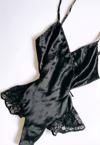 VINTAGE BLACK BODYSUIT