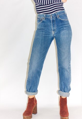 80'S 501 STONEWASHED LEVI'S MOM JEAN'S