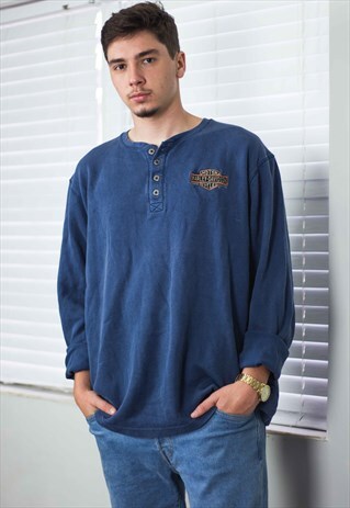 VINTAGE HARLEY DAVIDSON T-SHIRT LOGO 90S XL 19.8