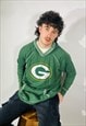 VINTAGE SIZE XXXL GREENBAY PACKERS HOODIE IN GREEN