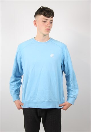 VINTAGE LOTTO BLUE 90S SWEATSHIRT