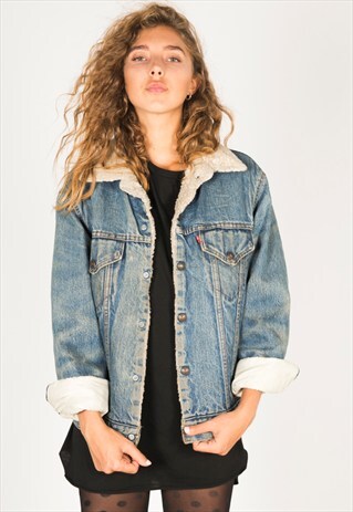 VINTAGE 80S LEVIS WINTER SHEEPSKIN JACKET / R1200R053