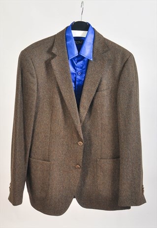 VINTAGE 00S TWEED BLAZER JACKET