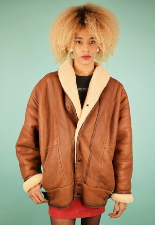 VINTAGE 90'S SHEARLING JACKET